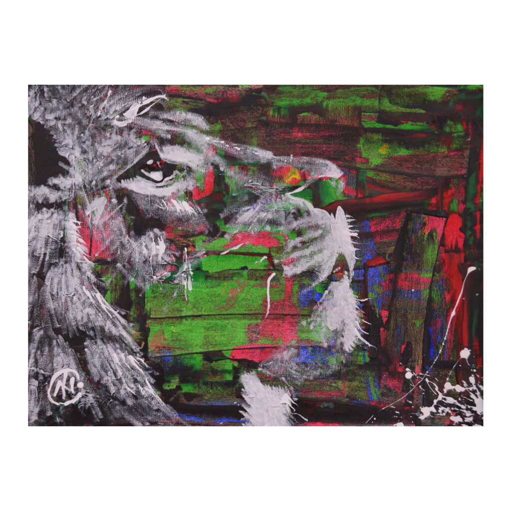 THE PRAYING LION